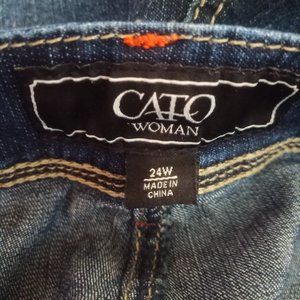 Size 24 Cato Cargo pants